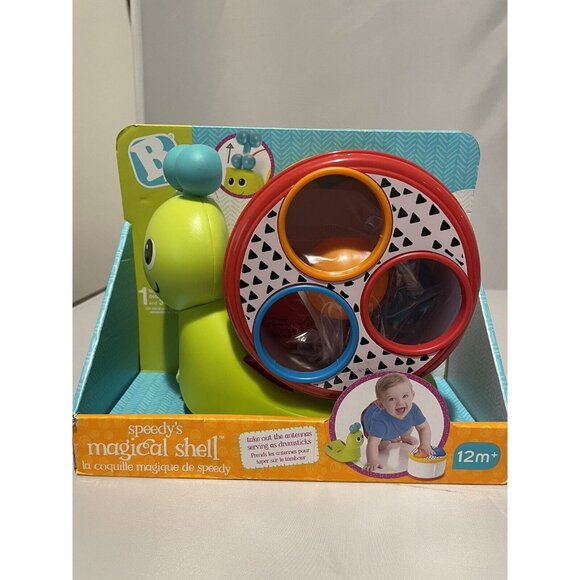 B Kids Speedy’s Magical Shell Baby Músical Drum Toy Multifunction Educational - Picture 5 of 7